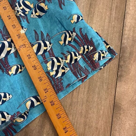 Cooke Blue Fish Casual Hawaiian Shirt‎ Men XXL Bin I-30 - NWT - Picture 6 of 7